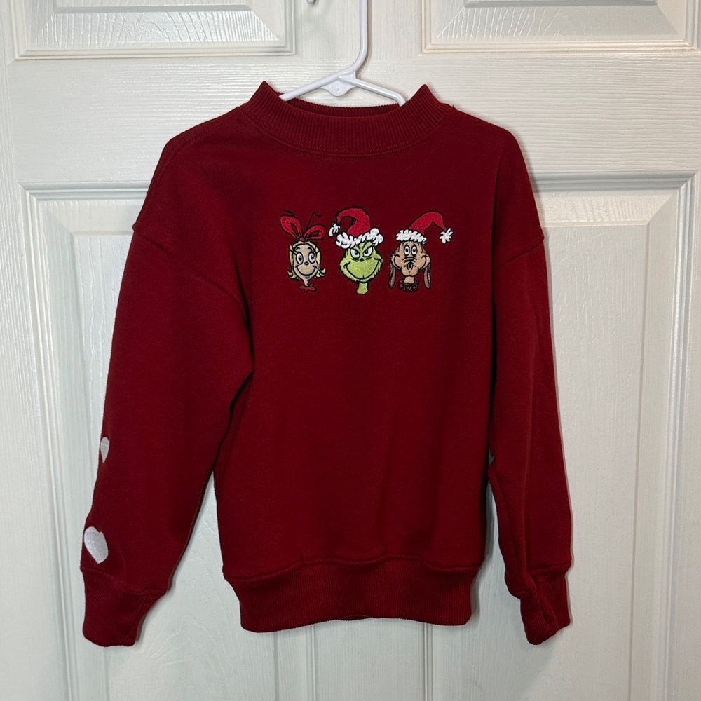 Abercrombie Kids Embroidered Grinch Crew Neck - Picture 5 of 12
